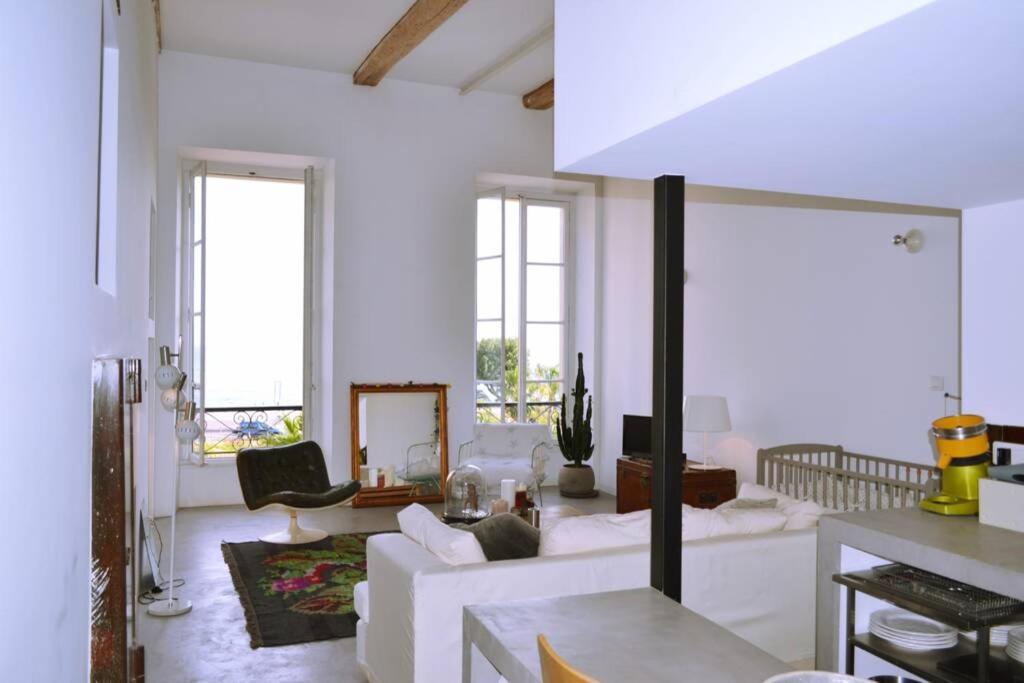 Appartamento 06J - Superb Duplex Loft With Ac - Sea View Nizza Esterno foto